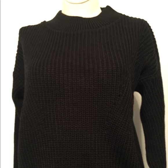 Boohoo open knit mock turtle neck jumper - Picture 5 of 7